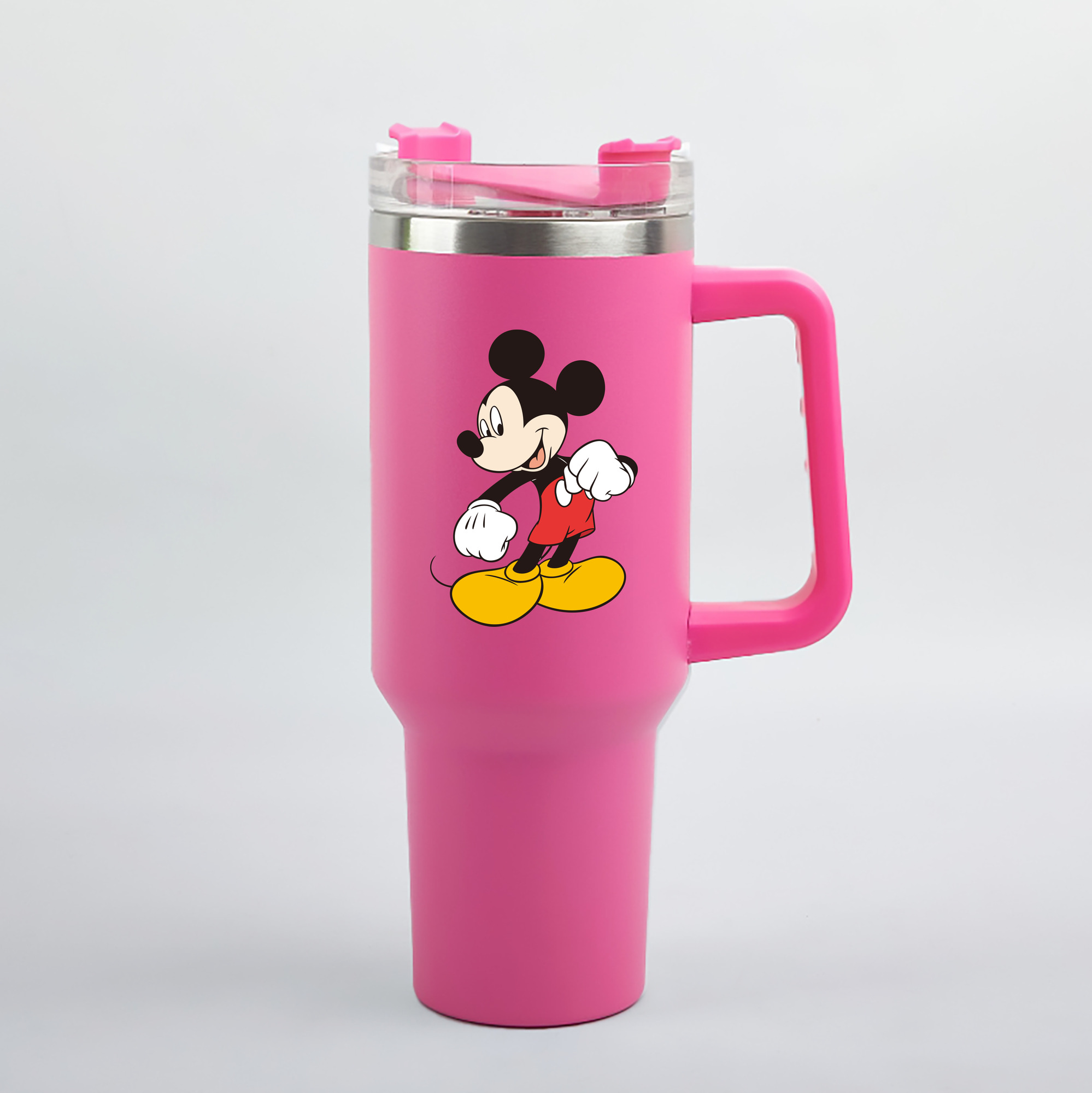 （画像用） ミッキーマウス Mickey Mouse 1200mL車用タンブラー（カラープリント）